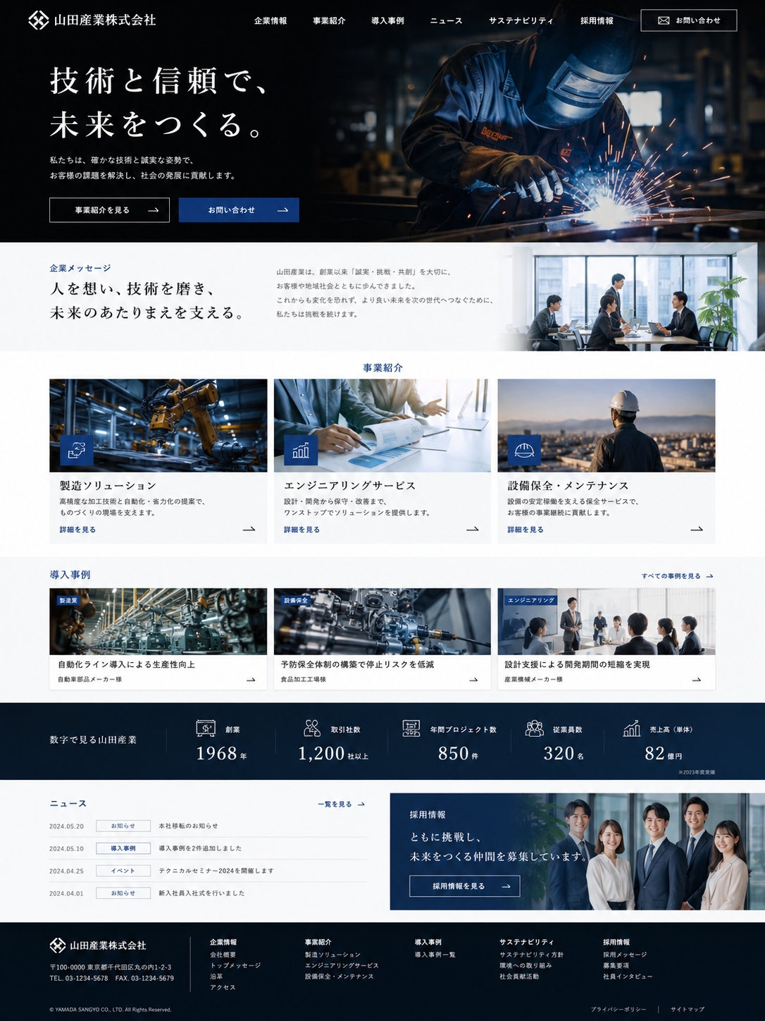 コーポレートサイト リニューアル